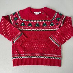 Tommy Bahama Christmas Sweater Kids Size 5T Red‎